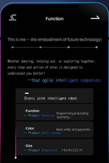 Nuevo Robot Jjrc R40 de Simulación Inteligente Interactivo y Programable, Robot Cantante y Bailarín, Apto para la Interacción en el Hogar