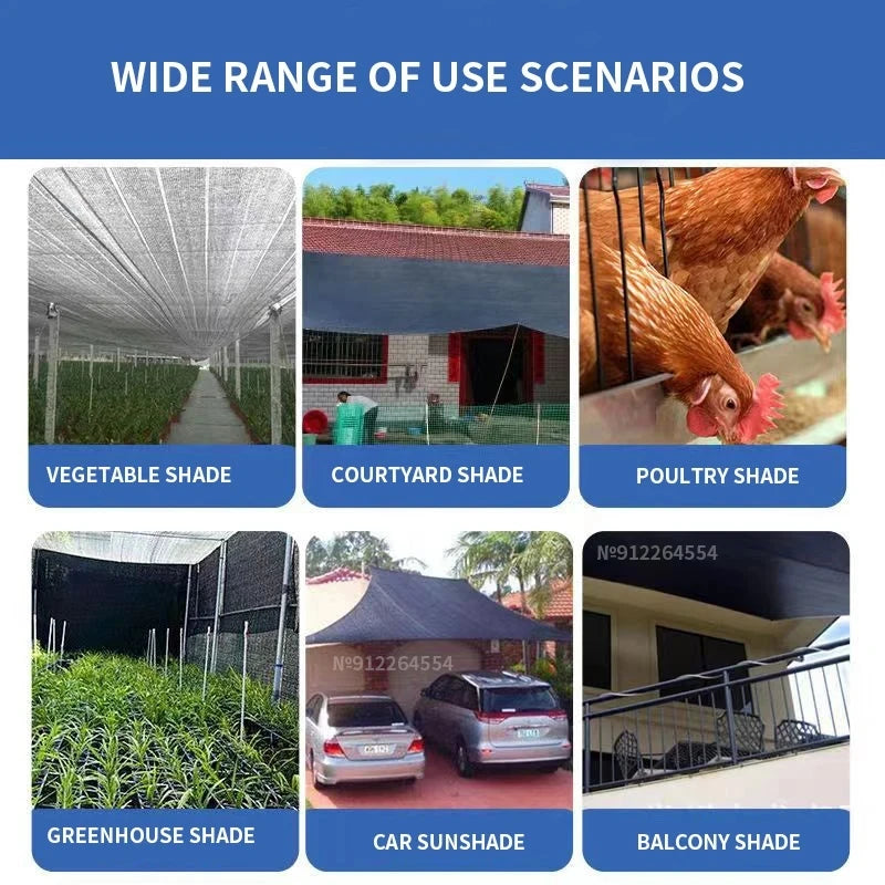 Sun Shade Cloth Rectangle Canopy Shades for Outdoor Garden Backyard Patio Pergola Cover Sunshade Sails Uv Block Canovas Covers
