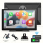 Universal Portable CarPlay Car Screen, Car Radio Multimedia WiFi Video Player, Wireless CarPlay Display for Apple or Android