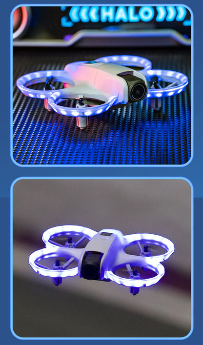 Mini Dron H135 4K Profesional con Cámara Dual, Modo Sin Cabeza, Evitación de Obstáculos, WiFi FPV, Dron 360 °   Helicóptero de Juguete RC Quadcopter