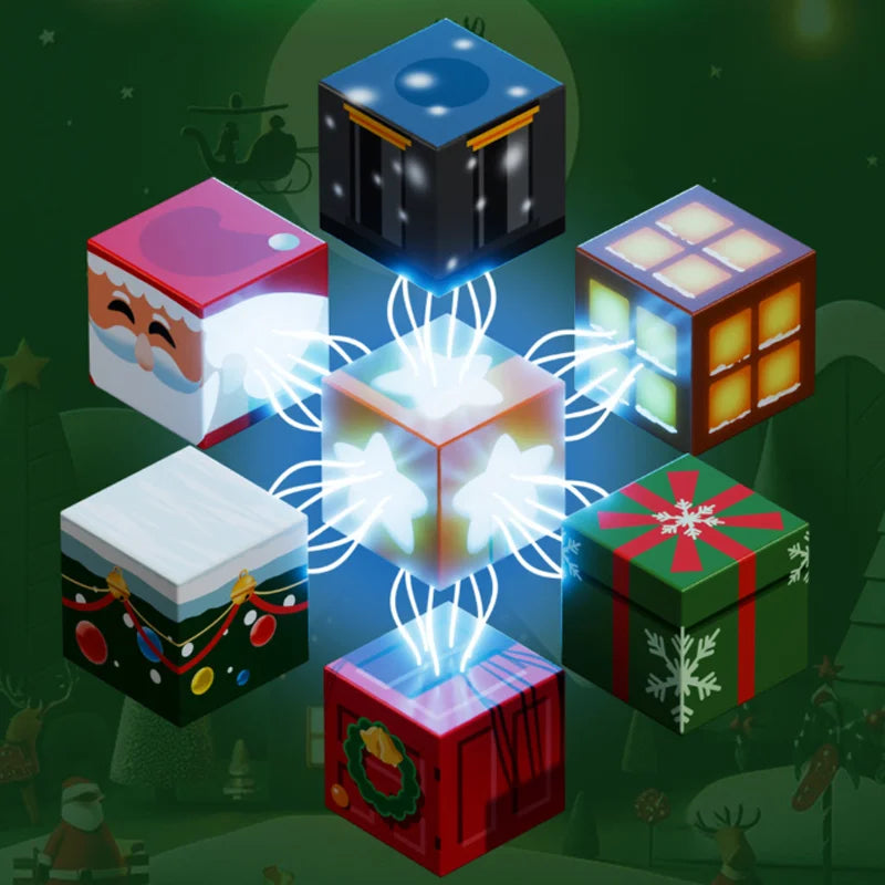 Juego de Bloques de Construcción Magnéticos Montessori STEM, Juguetes Educativos Sensoriales, Mundo de Mario, Niños y Niñas, Cubo Magnético DIY, Regalo