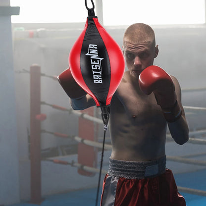 Boxing Punching Ball Training Reaction Speed Balls PU Leather Training Hanging Swivel Speedball Home Gym Fitness Sport Equipment
