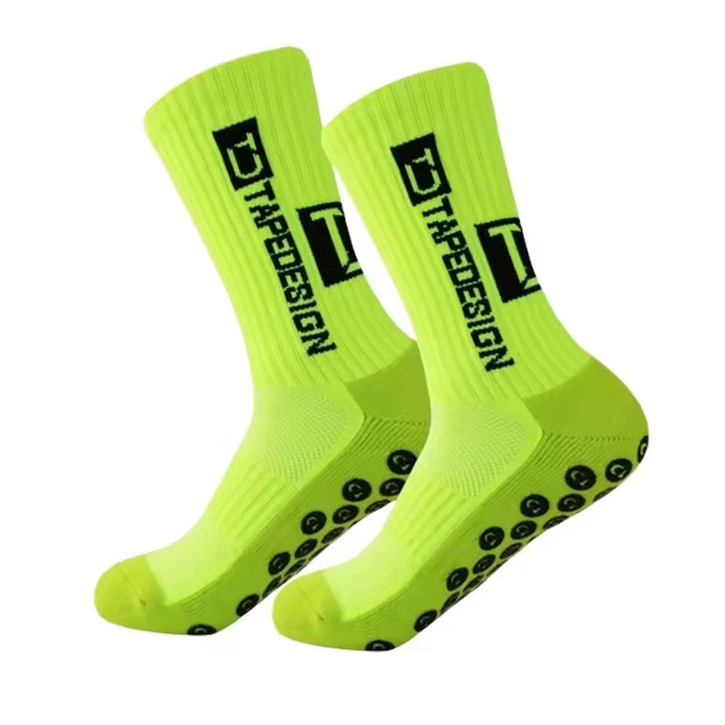 High Quality Wear-Resistant Football Socks Soft Breathable Thick Sports Socks Adhesive Anti Slip Sweat Absorbing Football Socks