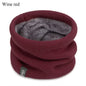 Fashion Soft Knitted Neck Warmer Sports Scarf Women Men Face Cover Winter Skating Running Hiking Scarves Thick Cold-proof Collar