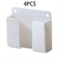4/2/1 PCS No Drill Adhesive Wall Storage Box For Storing TV And Air Conditioner Remotes Bedside Phone Charging And Display Stand