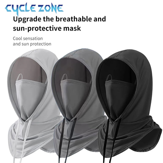 Outdoor Sports Sun Protection Mask Balaclava Breathable Fishing Full Face Mask Long Neck Covers for Cycling Motorcycle Camping