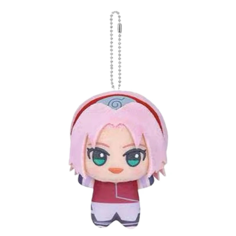 Nuevo Llavero de Peluche de Anime Naruto, Muñeco de Algodón de Haruno Sakura, Kawaii Shippuden, Sasuke, Kakashi, Colgante para Bolsa, Regalos Creativos para Fans