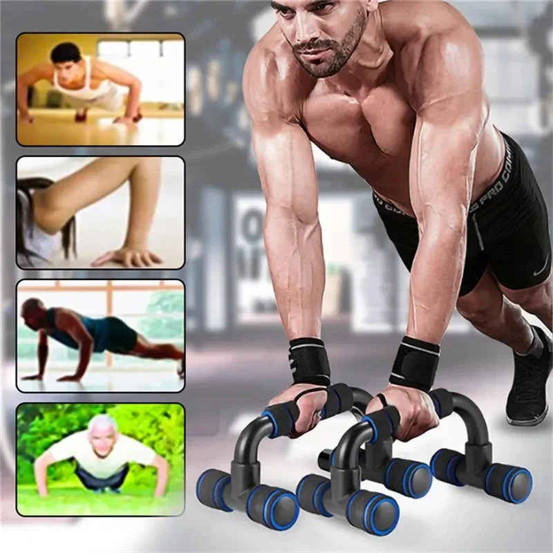Soporte de realce antideslizante, estante de energía para Fitness en casa, manijas de gimnasio, barras de flexiones, ejercicio, brazo, pecho, entrenamiento muscular, equipo de culturismo