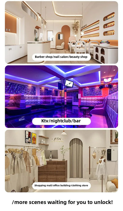 500ml Smart Aroma Diffuser - Bluetooth, Auto Spray, 1000m³ Coverage & Odor Elimination for Home/Commercial (Hotel/Bar/Spa)