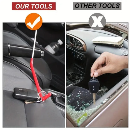 21/18PCS Car Door Tool Kit Inflatable Air Pump Auto Window Door Opening Tool Long Reach Grabber Kits with Carrying Bag