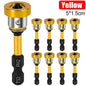 10/1x Screw Bits Plasterboard Magnetic Positioning Screwdriver Bits Hex Shank Drywall Extension Locating Batch Head Tools Parts
