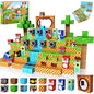 Juego de Bloques de Construcción Magnéticos Montessori STEM, Juguetes Educativos Sensoriales, Mundo de Mario, Niños y Niñas, Cubo Magnético DIY, Regalo