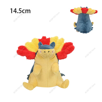 27 estilos Pokemon peluche serie Yveltal Lucario Aerodactyl Milotic Bidoof Dialga Garchomp Kangaskhan juguetes de peluche Navidad