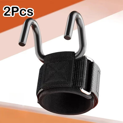 Weightlifting lifting hooks with wrist straps, gym bar straps, weightlifting hook straps, pull-up straps, powerlifting gloves
