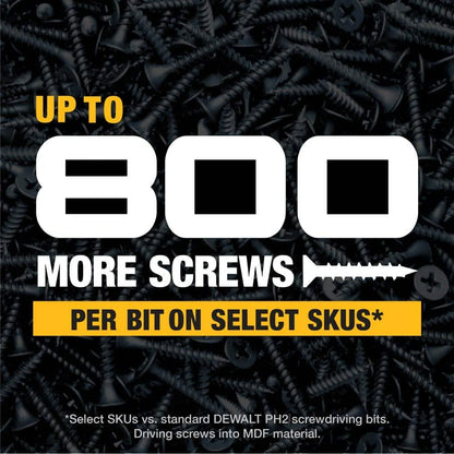DEWALT DWAF2PH2-2H Punta PHILLIPS MAXFIT ULTRA 2IN # 2 2PK Accesorios para herramientas eléctricas