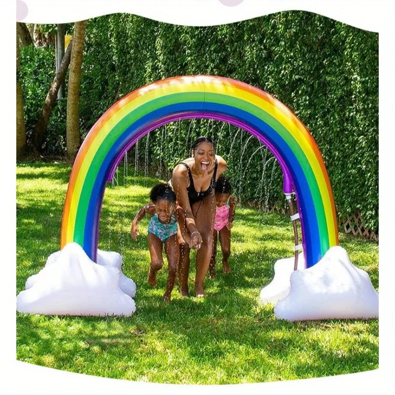Estera al aire libre del rociador del arco del arco del verano del PVC de los juguetes inflables del punto de la fábrica