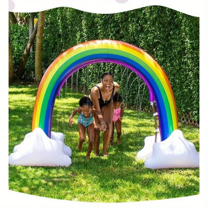 Estera al aire libre del rociador del arco del arco del verano del PVC de los juguetes inflables del punto de la fábrica