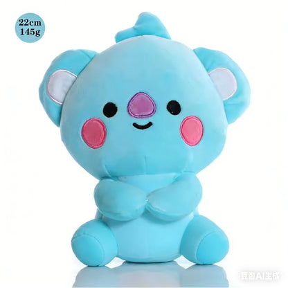 Juguetes de Peluche BTed 21, Mini Llavero Kawaii, Colgante de Anime, Adorno para Niños de 12-22 cm, Periféricos BT, Muñeco de Peluche Suave, Regalo