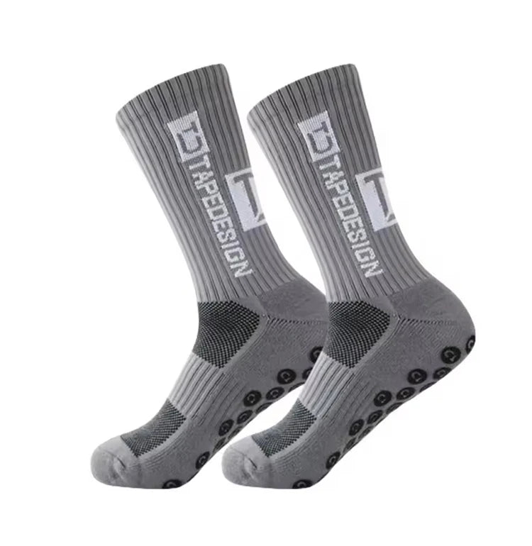 High Quality Wear-Resistant Football Socks Soft Breathable Thick Sports Socks Adhesive Anti Slip Sweat Absorbing Football Socks