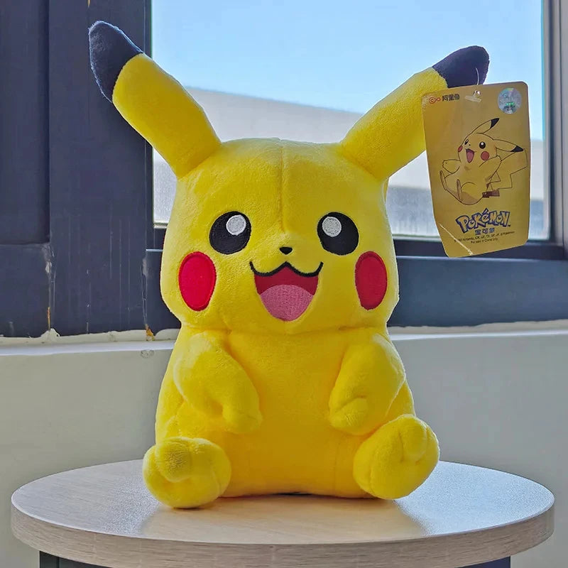 Pokemon Kawaii Pikachu lindos juguetes de peluche de alta calidad Anime tiro almohada cumpleaños regalo de Navidad para niños amigos niños niñas