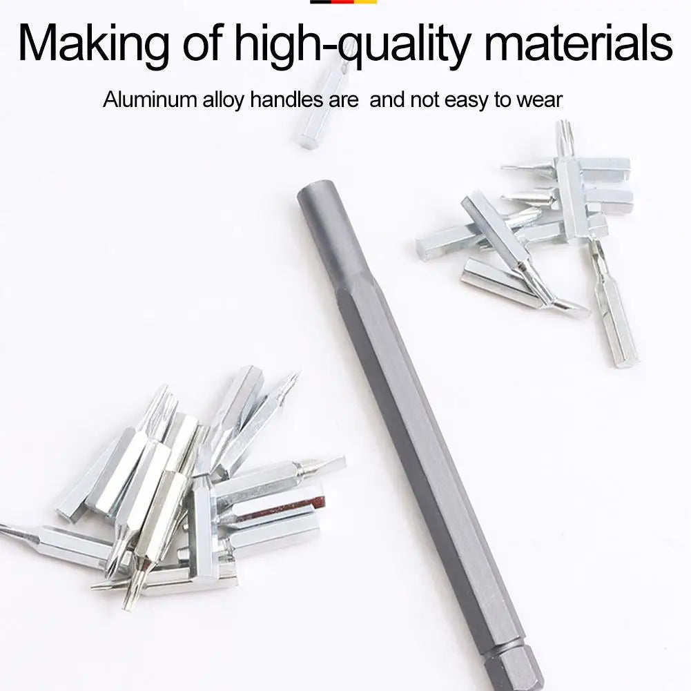 24 In 1 Precision Screwdriver Set High-Performance Bearing Steel Bits Repair Tool Kit For Phone, Computer, Glasses, Laptop, PC