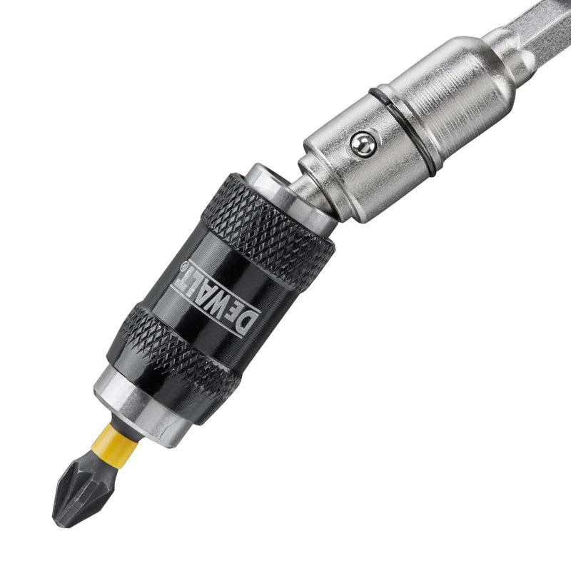 DEWALT Magnetic Impact Driver Bit Set PH2 Pivoting Bits Holder Extend 1/4" 6.35mm Hex Shank Electric Drill Accessories