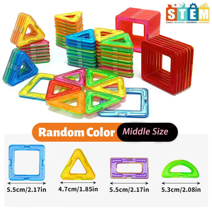 Construcción de bloques magnéticos, mejora la creatividad, capacidad práctica, juguete de diseño de rompecabezas 3D, para regalo de cumpleaños y Halloween de 3 a 6 años