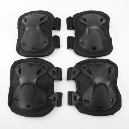 Outdoor Tactical Protective Gear Set Of 4 Knee Pads Elbow Pads For Outdoor Cycling Mountaineering And Hiking Protection Sports