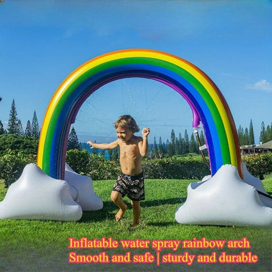 Estera al aire libre del rociador del arco del arco del verano del PVC de los juguetes inflables del punto de la fábrica