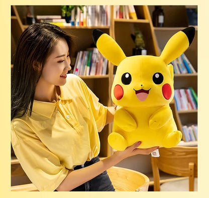 Pokemon Kawaii Pikachu lindos juguetes de peluche de alta calidad Anime tiro almohada cumpleaños regalo de Navidad para niños amigos niños niñas