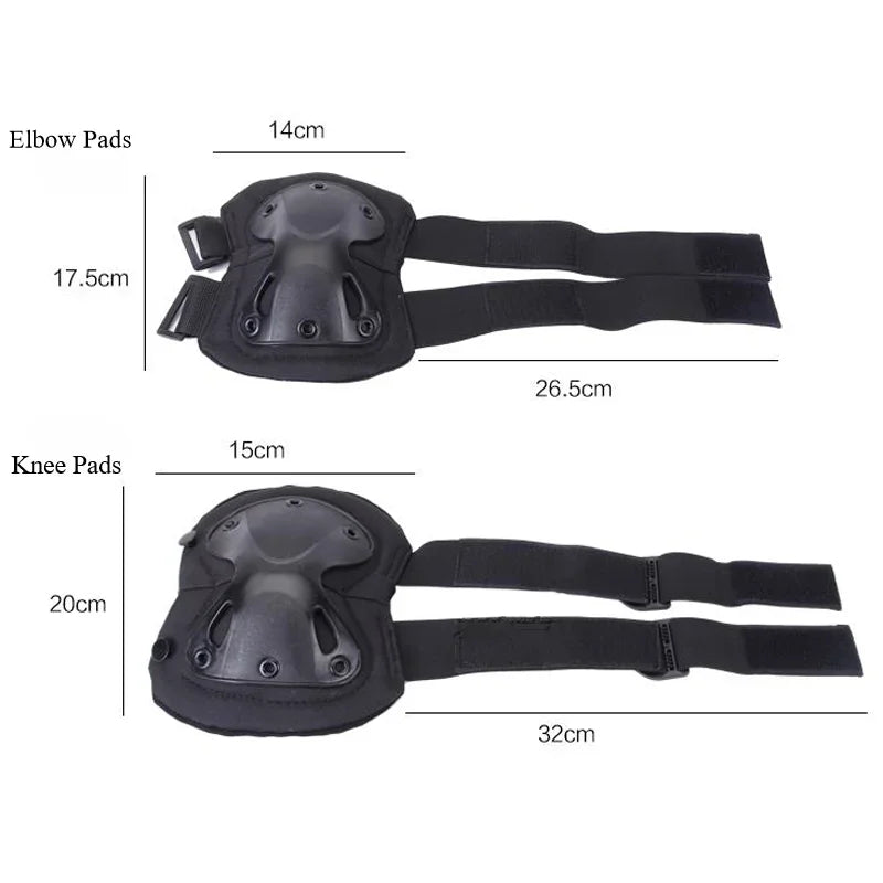Outdoor Tactical Protective Gear Knee Pads Elbow Pads For Outdoor Cycling Mountaineering And Hiking Protection Sports