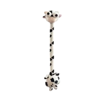 Llavero de Peluche de Pollo de Cuello Largo con Diseño Divertido, Color Blanco, Estilo Lindo, Colgante de Jirafa para Bolso, 40CM, Regalo Creativo