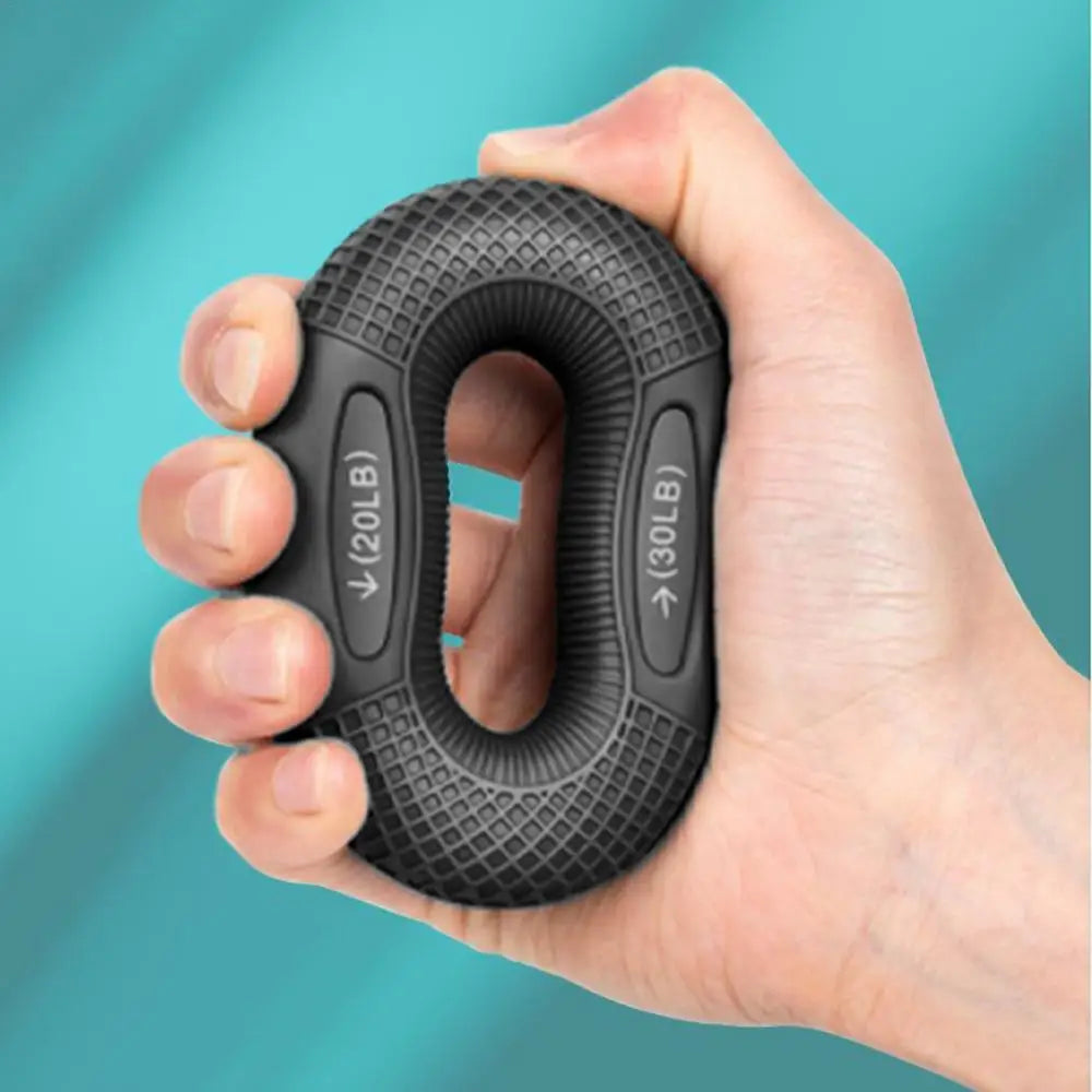 Silicone Finger Strengthener Ring, Hand and Wrist Muscle Trainer Ring, Carpal Expander for Exercise and Fitness
