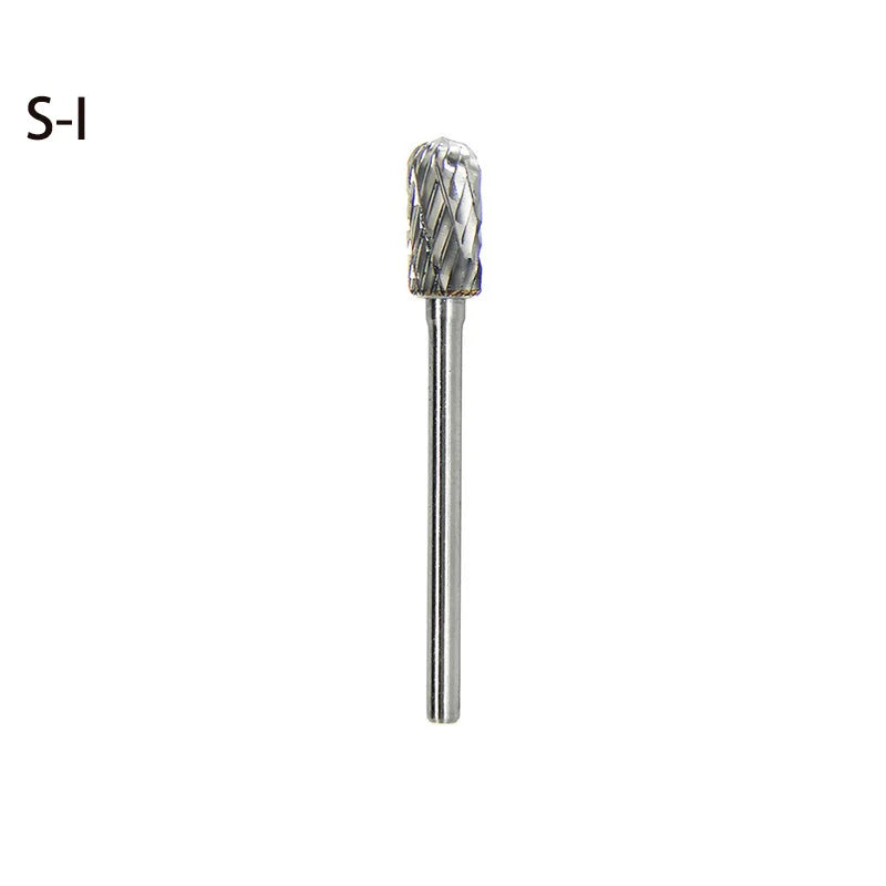 High-speed Steel Rotary Burr Carving Burr Bits Double Diamond Cut Dremel Tools for Wood Stone Carving Steel Metal Working