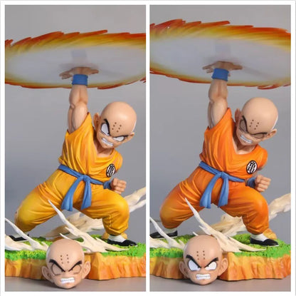 Figura de Anime Dragon Ball, Kienzan Krillin, Figura de PVC, Figuras de Acción, Colección de Estatuas, Modelo de Juguete, Regalo