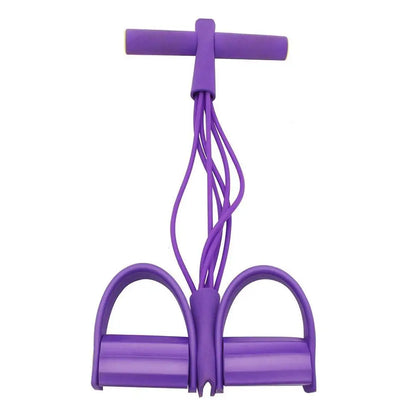 Banda de resistencia de 6 tubos, cuerda de tensión multifunción, bandas de Fitness, extractor de Pedal de Yoga elástico de 6 tubos para ejercicios deportivos en gimnasio