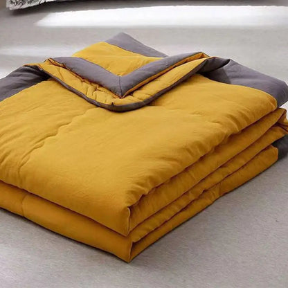 New Double Sided Cooling Blanket Skin-Friendly Breathable Conditioning Quilt Cold Effect Lightweight Cooler Quilt Spring Summer