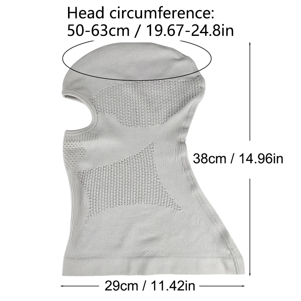 Winter Warm Balaclava Hat Unisex Elastic Breathable Cycling Full Face Mask Men Women Outdoor Sports Running Hiking Skiing Mask
