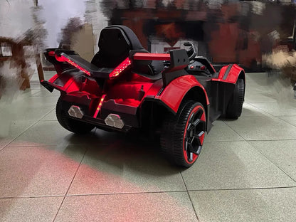 Juguete eléctrico recargable para niños de 1 a 5 años, coche de paseo con Control remoto de cuatro ruedas para niños y niñas