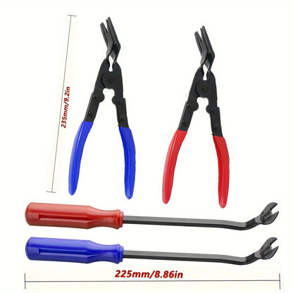 Car Interior Removal Kit - Easy To Pry Fasteners -Non-Scratch Remove Door Clips And Audio Instrument Panel