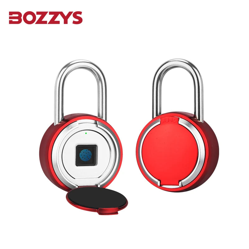 Smart Fingerprint Padlock 0.5s Unlock IP55 Waterproof Type-C Rechargeable for Luggage, Gym, Office, Zinc Alloy Anti-Theft Lock