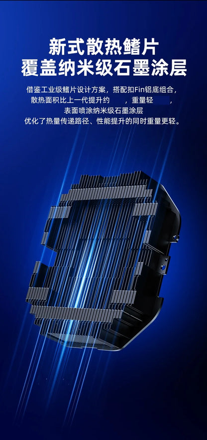 TH28 Pro Semiconductor Phone Cooler 35W Powerful Cooling Smart Temperature Control 5 Adjustable Modes RGB Lights Extreme Cooling