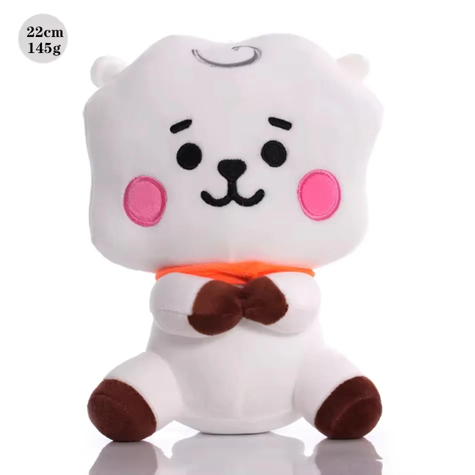 Juguetes de Peluche BTed 21, Mini Llavero Kawaii, Colgante de Anime, Adorno para Niños de 12-22 cm, Periféricos BT, Muñeco de Peluche Suave, Regalo