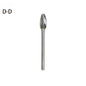 High-speed Steel Rotary Burr Carving Burr Bits Double Diamond Cut Dremel Tools for Wood Stone Carving Steel Metal Working