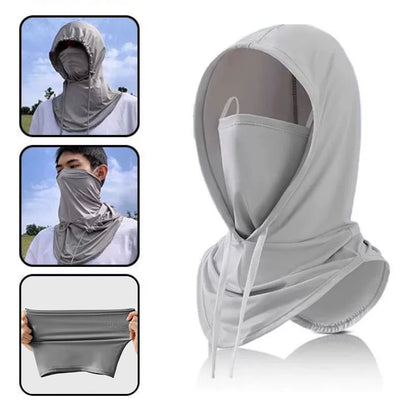 Outdoor Sports Sun Protection Balaclava, Breathable Full Face Mask, Long Neck Cover for Fishing, Cycling, Motorcycle, and Camping