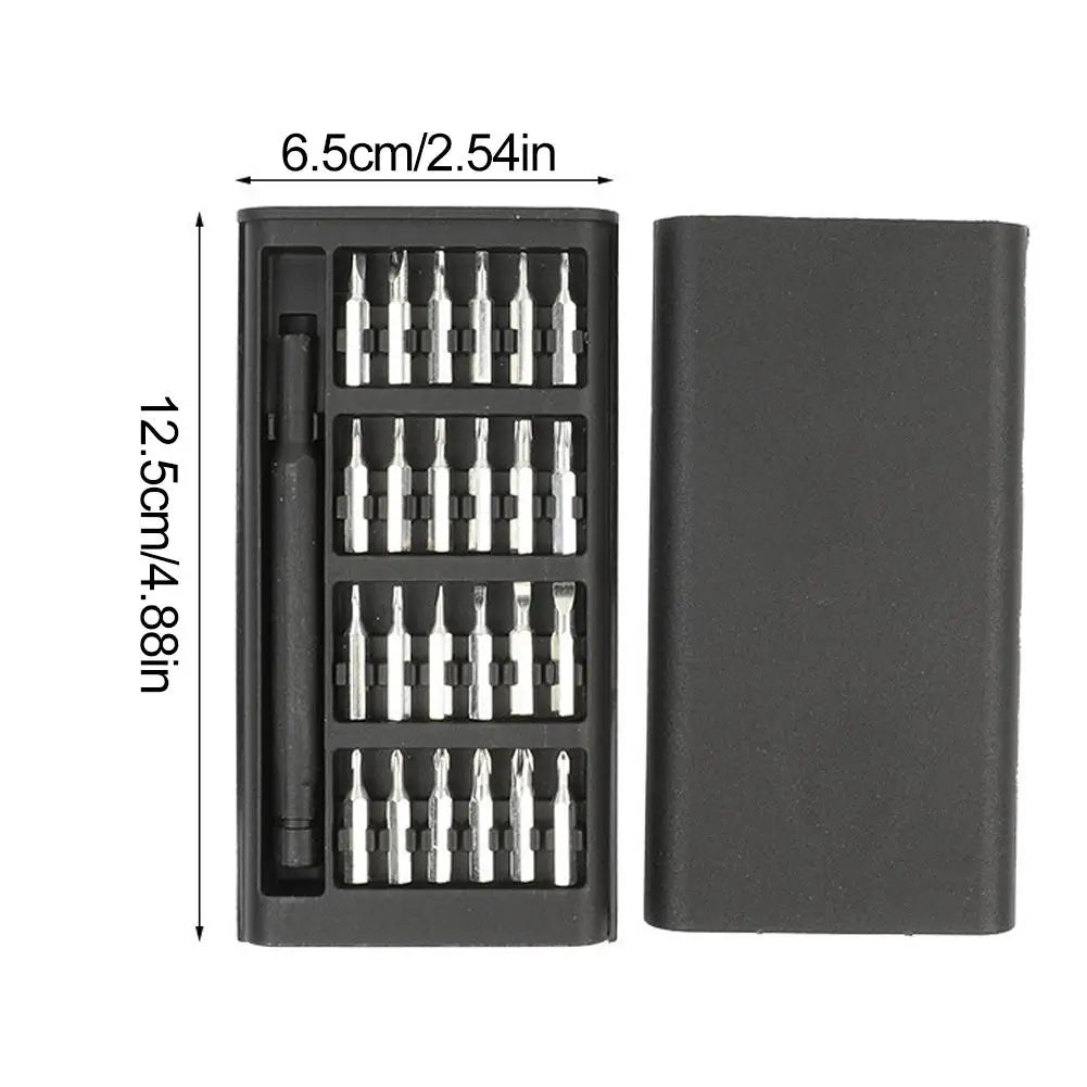 24 In 1 Precision Screwdriver Set High-Performance Bearing Steel Bits Repair Tool Kit For Phone, Computer, Glasses, Laptop, PC