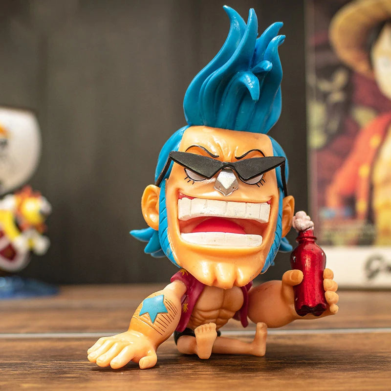 Figura de acción de anime de One Piece de 9 cm, modelo de colección, muñeco, regalos de One Piece, Luffy, Zoro, Nami, periféricos de anime de One Piece