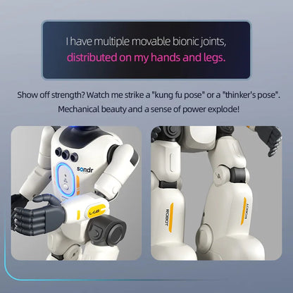 Nuevo Robot Jjrc R40 de Simulación Inteligente Interactivo y Programable, Robot Cantante y Bailarín, Apto para la Interacción en el Hogar