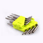 1 Set  8 in 1 Hexagon Screwdriver Wrench Bit Set T5-T20 CR-V Star Key Wrench Torx Screwdriver Kit with Holder