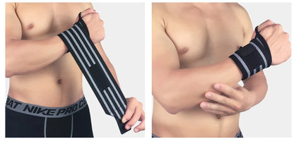 1pc Wrist Support Gym Strap Camouflage Adjustable Wristband Elastic Wrist Wraps Bandages for Gym Weightlifting Protect Hand Wrap